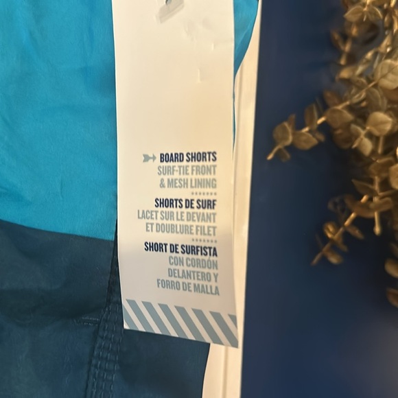 NWT Men’s Old Navy Striped Swim Trunks Board Shorts Size XXL - Picture 6 of 9